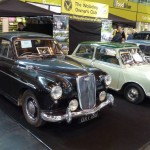 Wolseley Owners Club busy stand - 1954 Wolseley 4/44 and 1968 Wolseley Hornet